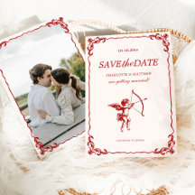Flecha do Cupido Vermelho Casamento Antigo Save th