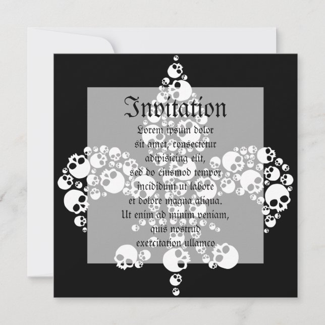 Convites Fleur de Lis (Frente)