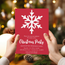 Floco de Neve de Natal Vermelho Festa de Férias Mi