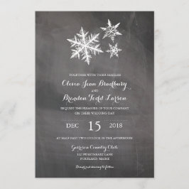 Convites Flocos de neve, congelados, de inverno | Casamento
