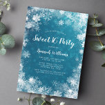 Convites Flocos de neve de azul-lacre Winter Wonderland Swe<br><div class="desc">Modelo de 16 convites modernos para o inverno, apresentando uma borda branca em flocos de neve em um fundo azul teal. Um convite elegante para uma terra maravilhosa de inverno... ... ... ... ... . ... ... . ... ... ... ... ... ... ... ... ... ... ... ... ......</div>
