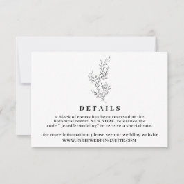 Convites Flor Boho Limpa Detalhes do Casamento Outono