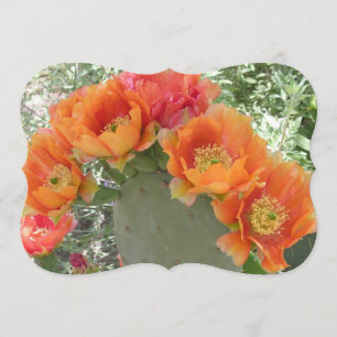 Convites Flor Cactus