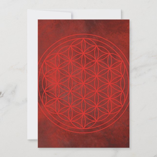 Convites flor da vida, chakra,zen,geométrico sagrado, (Frente)