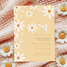 Flor de Aniversário Retro Daisy