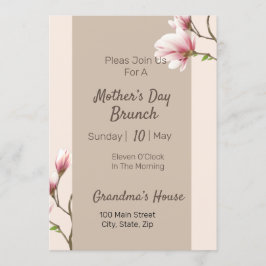 Convites Flor de Cereja do Dia das Mães