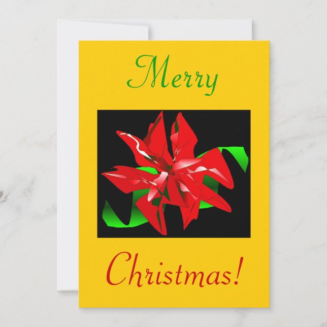 Convites Flor de Natal III (Frente)