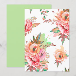 Convites Flor de primavera