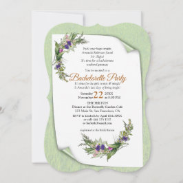 Convites flor de primavera de solstício de verão