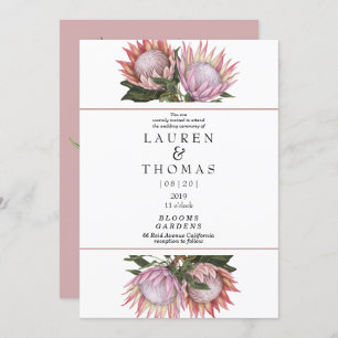 Convites Flor de proteína de rei legista