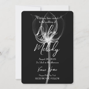 Convites Flor de raios X personalizado
