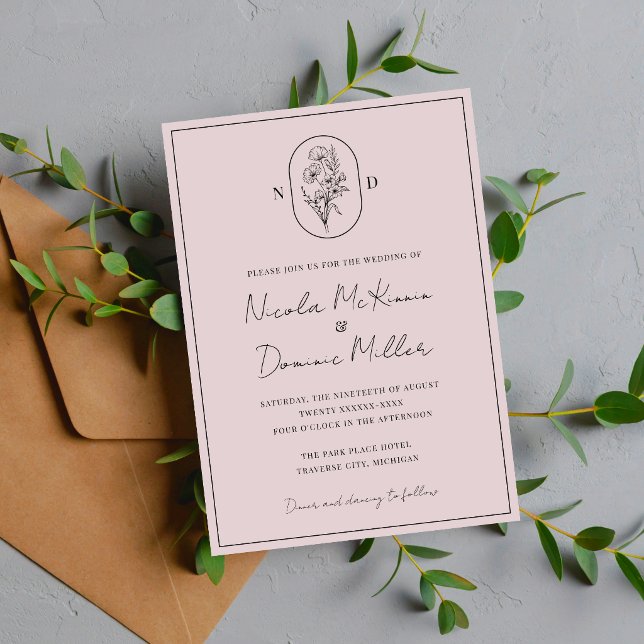 Convites Flor do Mês | Agosto | Casamento Totalmente Person (Criador carregado)