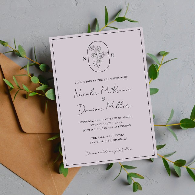 Convites Flor do Mês | Março | Casamento Totalmente Persona (Criador carregado)