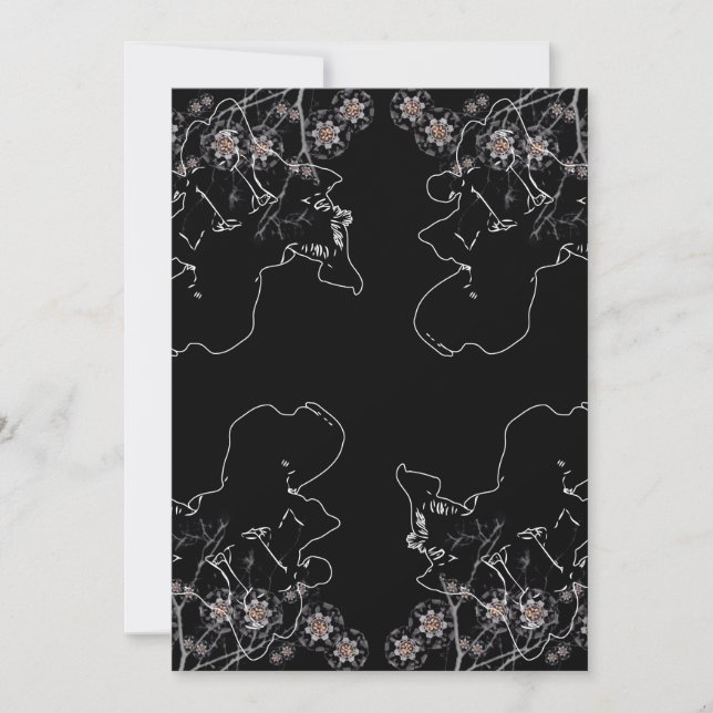 Convites Flor noturno (Frente)