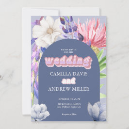 Convites Flor selvagem | Arca de Casamento | Foto botânica 