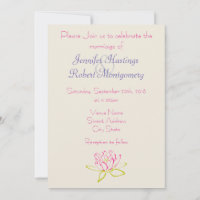 Flor Simples De Lotus / Casamento De Lily De Água