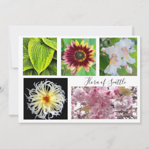 Convites flora de Seattle