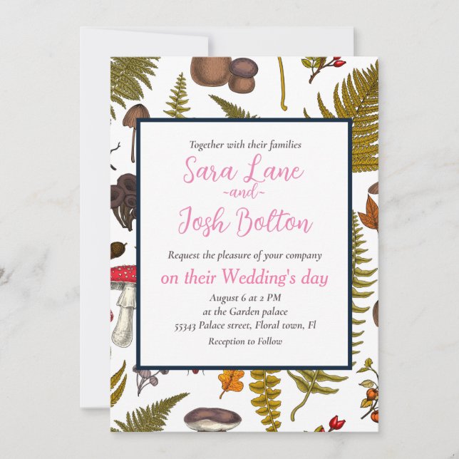 Convites Flora e fauna florestais 2 (Frente)
