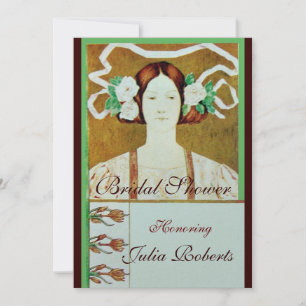 CONVITES FLORA /LADY COM PARTIDO CHÁ DE PANELA DE ROSES BRA