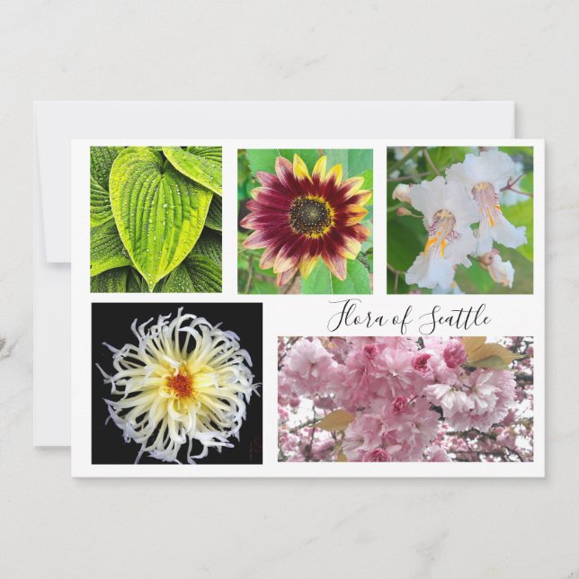 Convites flora of Seattle (Frente)