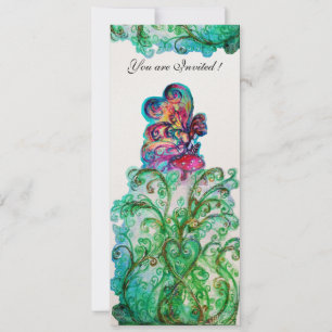 Convites FLORAIS CAPRICHOSOS E PEQUENO ELF roxo,vermelho,az