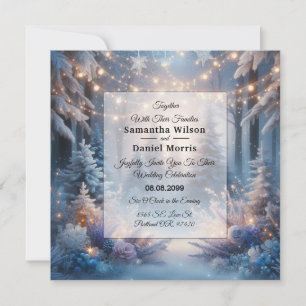 Convites Florais de inverno no Casamento de Pinus Foscos