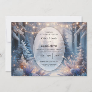Convites Florais de inverno no Casamento de Pinus Foscos