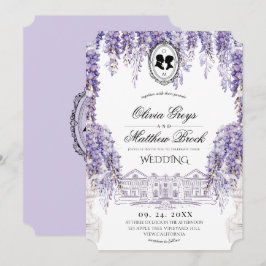 Convites Florais Elegantes Vitorianos Casamento Regência