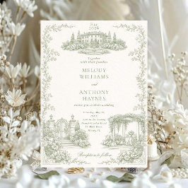Convites Floral Art Nouveau–Inspired Wedding Stationery Inv