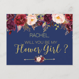 Convites Floral Autumn Você Será Minha Placa De Flor