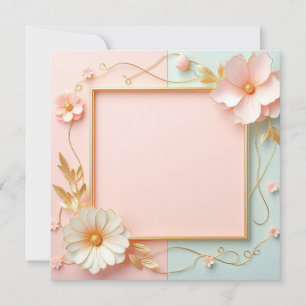 Convites Floral Bicolor