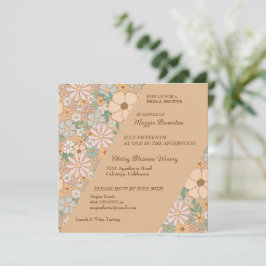 Convites Floral Bloom Chá de panela