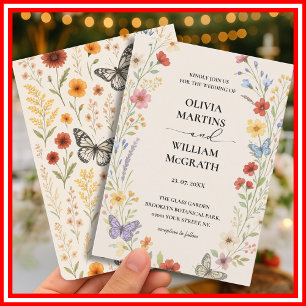 Convites Floral Boho Terracotta Wedding
