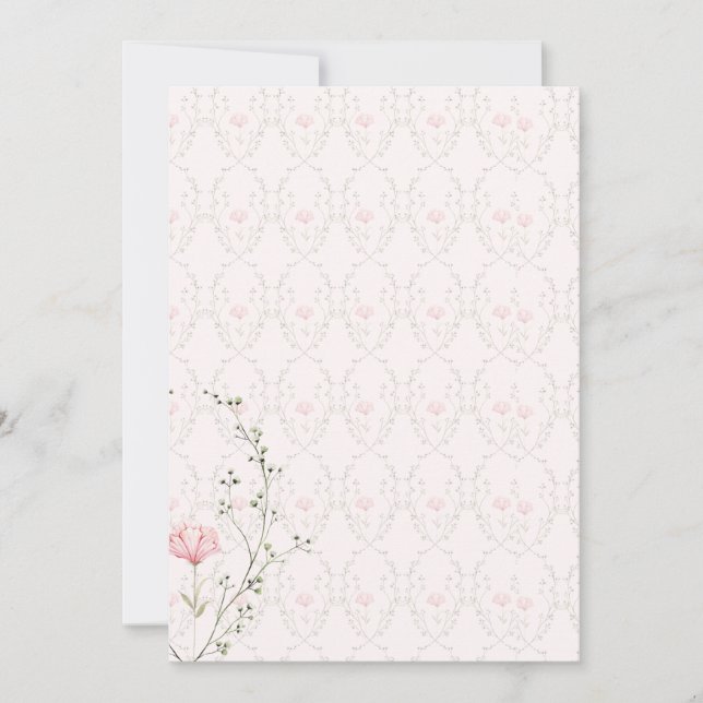 Convites Floral Bonito  (Frente)