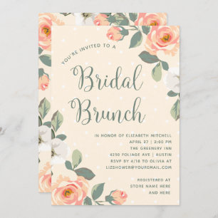 Convites Floral Bonito Bridal Brunch