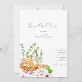 Convites Floral Bridal Tea Chá de panela