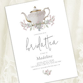 Convites Floral Bridal Tea Chá de panela