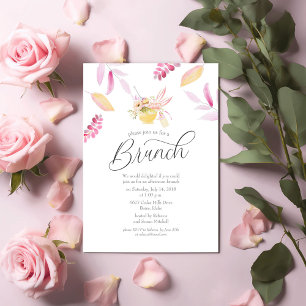 Convites Floral Brunch