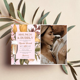 Convites Floral Brunch E Chá de panela De Borracha