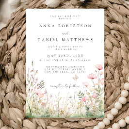 Convites Floral Butterfly Wedding