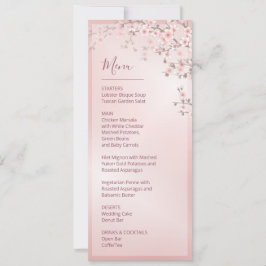 Convites Floral Cherry Blossom Pink White Wedding   