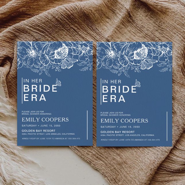 Convites Floral Chinoiserie Chá de panela (Criador carregado)