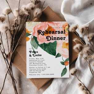 Convites Floral Colorida Negrito Janto de ensaio