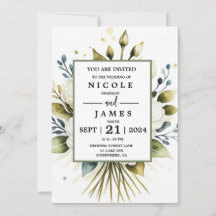 Floral de Cor Branca Elegante