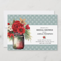 Floral de Natal | Chá de Noiva de Natal