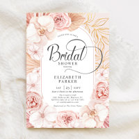 Floral Dourado Cor-de-rosa-claro-chá de panela