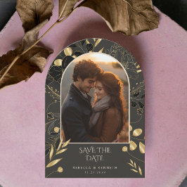 Convites Floral Dourado Luxuoso Foto De Dois Arcos Salva A