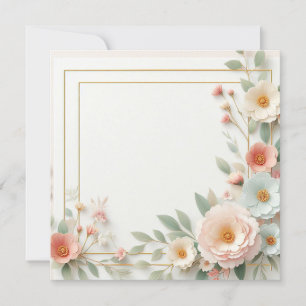 Convites Floral Elegante
