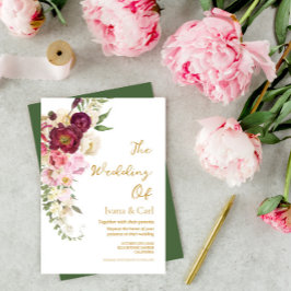 Convites FLORAL Embrace Matrimony Wedding