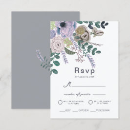 Convites Floral Eucalyptus Lavanda Boho Wedding